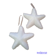  Havas akasztós csillag pár dekorációs kellék