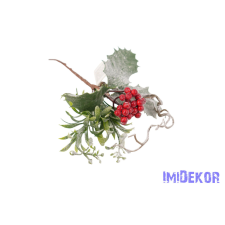  Havas glitteres pick 19cm dekorációs kellék