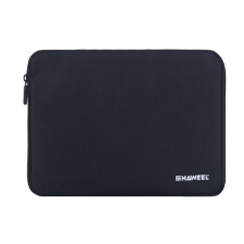 Haweel tok álló, textil (ütésálló belső réteg, cipzáras, univerzális, légáteresztő, 7.9" méret) FEKETE [Samsung Galaxy Tab Active LTE (SM-T365)] (5996457948024) tablet tok