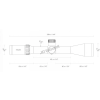 Hawke céltávcső 6-24x50 AirMax WA 30 FFP AMX IR szálkereszt, 30mm