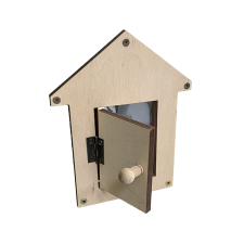  Ház nyitható ajtóval kreatív és készségfejlesztő