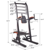 HC Fitness húzódzkodó-tolódzkodó állvány