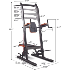 HC Fitness húzódzkodó-tolódzkodó állvány kondigép
