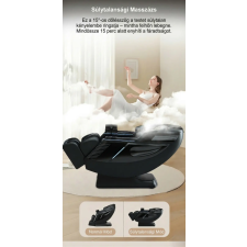 HC Home Fitness HC Home Lifestyle L39MAX Masszázsfotel fekete színben masszázsfotel