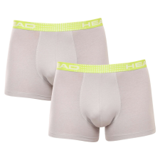 Head 2PACK szürke HEAD férfi boxeralsó (701221813 002) M férfi alsó