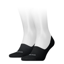 Head Head footie unisex légáteresztő titokzokni 2pár/csomag - pamut titokzokni - fekete - 39-42 női zokni