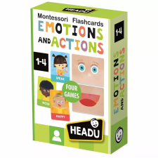 Headu Montessori érzelmi intelligencia-fejlesztő kártyák (EN24650) kreatív és készségfejlesztő