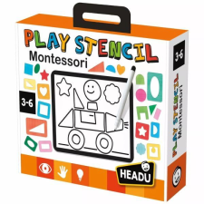 Headu : Montessori sablonkészlet kreatív alkotásokhoz kreatív és készségfejlesztő