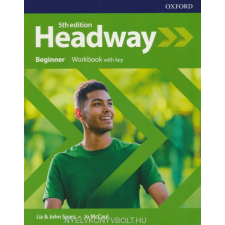HEADWAY 5TH BEGINNER WB WITH KEY nyelvkönyv, szótár