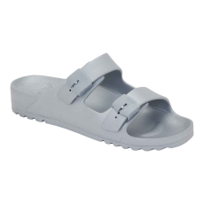 Health And Fashion Shoes Scholl Bahia-Ezüst-Női strandpapucs 38