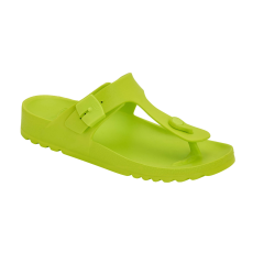Health And Fashion Shoes Scholl Bahia-Lime-Női strandpapucs 37