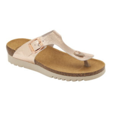 Health And Fashion Shoes Scholl Boa Vista-Rózsaszín arany-Női Papucs 39