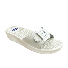 Health And Fashion Shoes Scholl New Massage-Fehér-Női Papucs 37