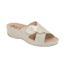 Health And Fashion Shoes Scholl Nives Cross platina 38 - Női papucs női papucs
