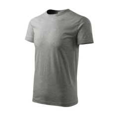  Heavy New póló unisex sötétszürke melírozott XS