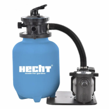 Hecht 302113 Homokszűrős vízforgató 10", előszűrővel, 450W, 6000L/óra medence kiegészítő
