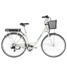 Hecht Elektromos Kerékpár HECHT PRIME White, 26&quot;-os, aluminium váz, tárcsa fék, Shimano váltó, 36V/10,4Ah, + 40.000 Ft értékű wellness utalvány elektromos kerékpár