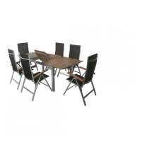 Hecht MONTANA - KERTI BÚTOR (1db asztal+6db szék) kerti bútor