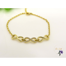  Hedvig antiallergén végtelen jeles karlánc 14K karkötő