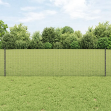  hegesztett drótkerítés 5 U poszttal Szürke 0.6x10 m Acél építőanyag