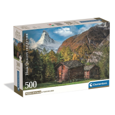 Hegyvidék Charming Matterhorn 500 db-os Compact puzzle Clementoni puzzle, kirakós