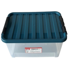  Heidrun Clipbox Átlátszó Tároló doboz  25L 44x31x23cm Clippes tetővel bútor
