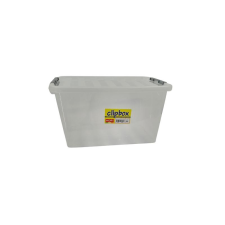  Heidrun Clipbox Átlátszó Tároló doboz  38L 52x36,5x26cm Clippes tetővel bútor