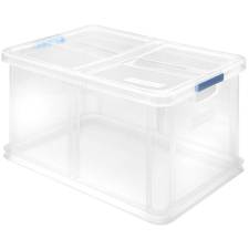 heidrun Tárolódoboz fedeles 60 × 40 × 30 cm 60 l-es unibox, műanyagból bútor