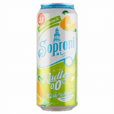 HEINEKEN HUNGÁRIA ZRT. Soproni Radler körte-citrom ízű alkoholmentes sörital 500 ml sör