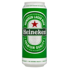  Heineken minőségi világos sör 5% 0,5 l doboz sör