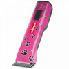 Heiniger Saphir Style Pink Paws kisállat nyírógép 2 aksival, töltővel + 1 db Snap On 10 vágófej
