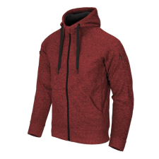 HELIKON-TEX Covert Tactical Hoodie FullZip - Red Melange munkaruha