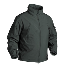 HELIKON-TEX GUNFIGHTER Jacket - Shark Skin Windblocker - Jungle Green