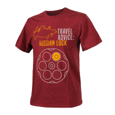 HELIKON-TEX Travel Advice: Russian Luck póló - Melange Red