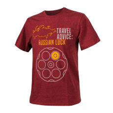 HELIKON-TEX Travel Advice: Russian Luck póló - Melange Red