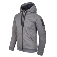 HELIKON-TEX Urban Tactical Hoodie FullZip - Grey Melange munkaruha