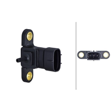 Hella érzékelő, töltőnyomás HELLA 6PP 358 152-481 autóalkatrész