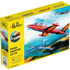 Heller STARTER KIT Fouga Magister CM 170 1:48 (35510) makett