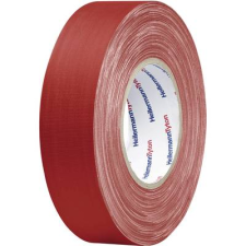 HellermannTyton Téphető szövetbetétes ragasztószalag, gaffer tape 50 m x 19 mm, piros színű HellermannTyton HelaTape (712-00501) ragasztószalag