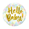  Hello Baby fólia lufi 46 cm