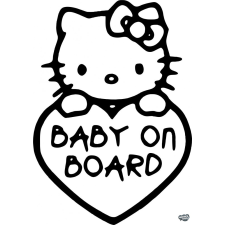  Hello Kitty Baby on Board autómatrica matrica