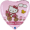  Hello Kitty Bike fólia lufi 46 cm