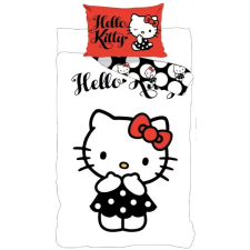 HELLO KITTY Black Dress ágyneműhuzat 140×200cm, 70×90 cm lakástextília