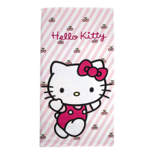 Hello Kitty Cherry fürdőlepedő, strand törölköző 70x140cm (Fast Dry) babatörülköző, kifogó