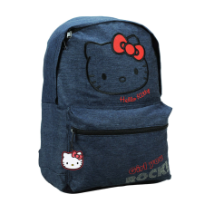  Hello Kitty Denim iskolatáska, táska 39 cm iskolatáska