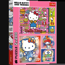 Hello Kitty és barátai 2x200 darabos puzzle puzzle, kirakós