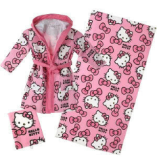 Hello Kitty fürdőszobai szett 5/6 év gyerek köntös