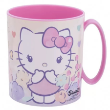 HELLO KITTY Hello Kitty mikrózható műanyag bögre 350ML bögrék, csészék