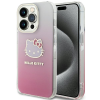 HELLO KITTY HKHCP14LHDGKEP iPhone 14 Pro 6.1" rózsaszín keménytok IML Gradient Electrop Kitty fej IML Gradient Electrop Kitty fej