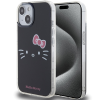 HELLO KITTY HKHCP15SHKHLK iPhone 15 / 14 / 13 6.1" fekete keménytok IML Kitty Face IML Kitty Face